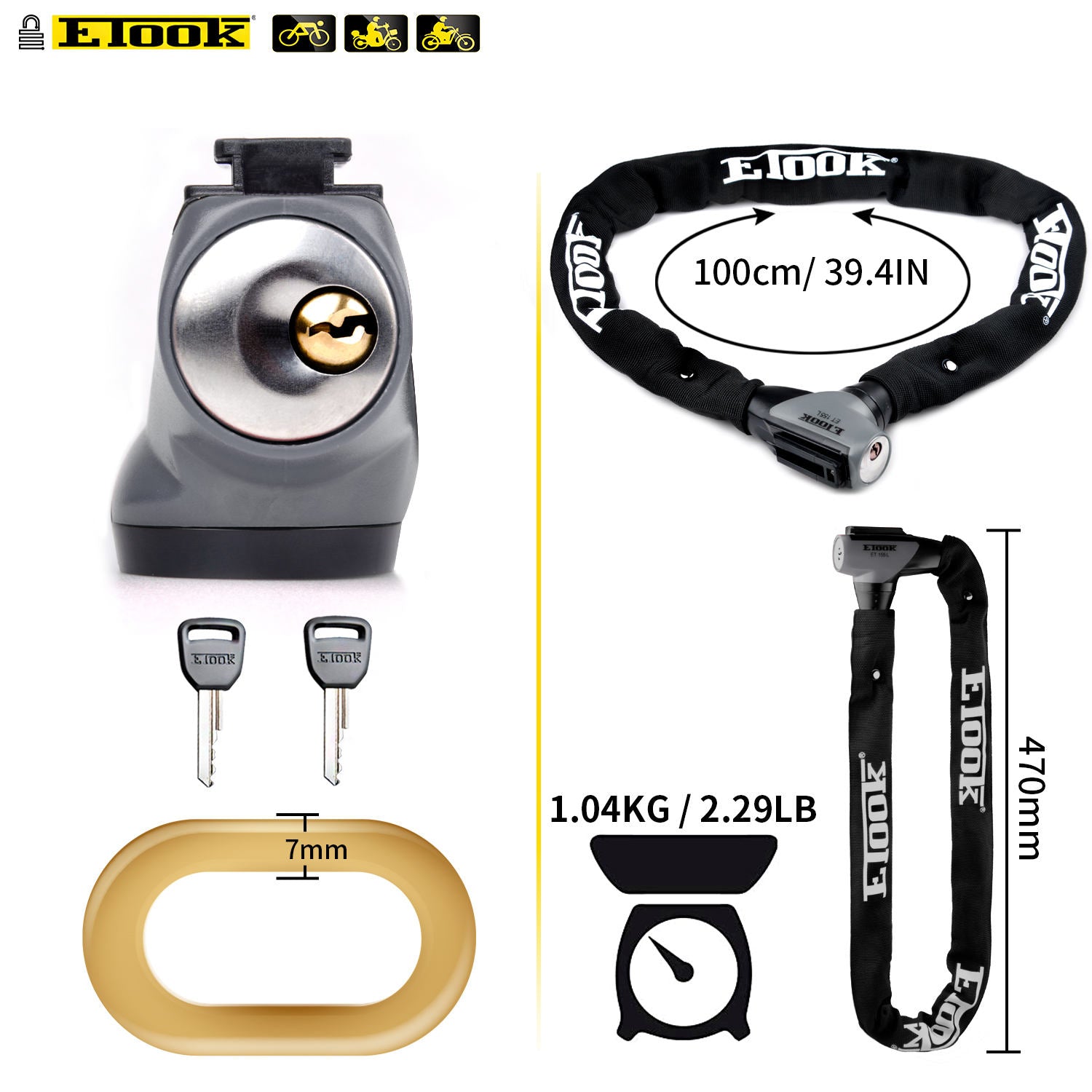 Anti-theft Chain Lock